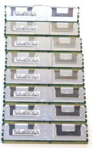 Lot of 8 Samsung 2GB 2Rx4 PC2-5300F-555-11-EO M395T5750EZ4-CE66 PC2 Ram, Memory - Picture 1 of 4