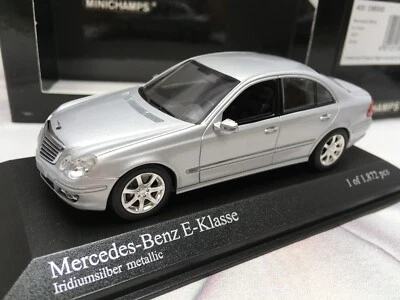 🇺🇦 1:43 Minichamps W211 Mercedes Silver  e320 211 2005 E E63 2002 Restyle E200 - Image 1 of 4