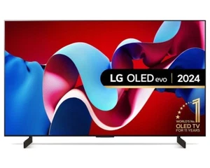 LG OLED42C44LA 42" C4 OLED evo 4K HDR Smart TV Black 2024 - Picture 1 of 3