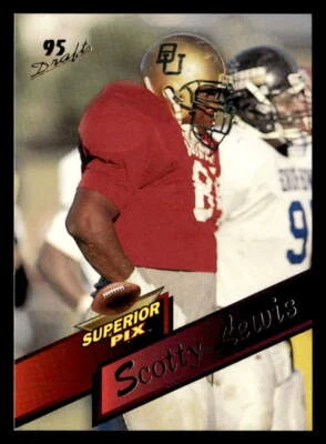 Scotty Lewis 1995 Superior Pix  Card #92 Baylor Bears - Image 1 of 2