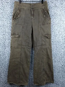 Cider braune Nietendekor High Waist Hose Größe Large Cargo Jeans. - Bild 1 von 17