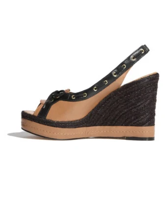 Sandalia Hunter Abaco Wedge Peep Toe para mujer talla 10 Foto 1 de 4