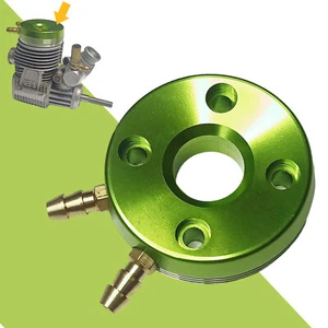 Alloy Water Jacket for 3.5cc 21-25 Nitro Engine for RC Model BoatsJNRs - Picture 1 of 9