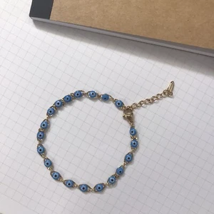 Evil Eye Armband vergoldet bunt verstellbar Modeschmuck - Bild 1 von 5