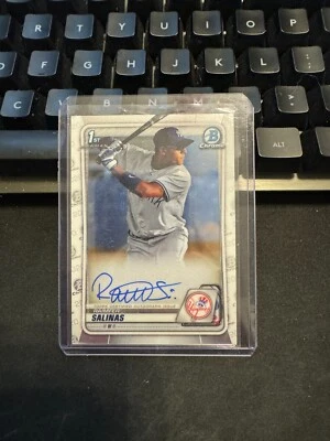 2020 Bowman Draft Chrome Raimfer Salinas 1st Bowman Auto Autograph Card CPA-RS  - Image 1 of 2