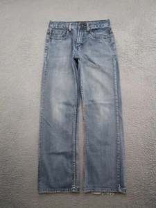 Bailey's PT Black Bootcut Blue Denim Jeans Men's Tag Size 30x32 Measure 30x30 - Picture 1 of 15