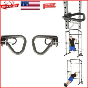 Secure Dip Bar Attachments for Home Gyms – Supports 350 lbs Weight Capacity - Picture 1 of 11