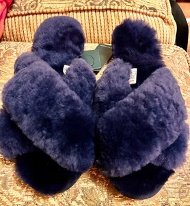 EMU Australia Mayberry Slippers - Women's Size 10 Midnight- NWT - Picture 1 of 8