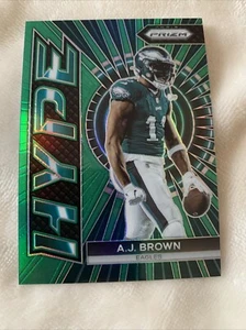 Panini Prizm A.J. 2023 Marrón Hype Verde Prizm Color Match #H-6 Eagles - Imagen 1 de 2