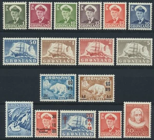 GROENLANDIA. Juego Año 1950-1959 MNH (YS9) - Imagen 1 de 1