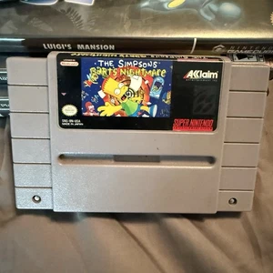 The Simpsons Bart's Nightmare (Super Nintendo SNES, 1992) - Bild 1 von 4