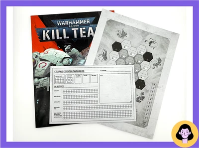 Dead Silence DOSSIER CAMPAIGN MAT PAD CAMPAIGN LOG PAD Kill Team Accessories 40K - Image 1 of 2