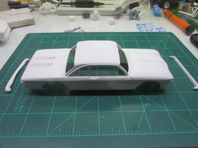 NEW 1/24 3D PRINTED 61 CORVAIR RACE SLOT CAR / MODEL BODY. FREE SHIPPING. - Image 1 of 3