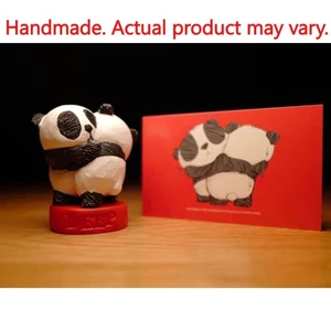 Cacooca Panda tief umarmender Panda Harz 2,7 Zoll niedliches kreatives Sammlerstück - Bild 1 von 9