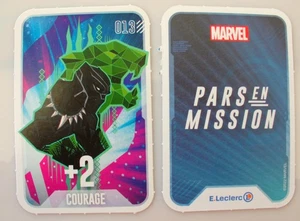 CARTE MARVEL PARS EN MISSION LECLERC 2022  - N°013 COURAGE +2 - Picture 1 of 1