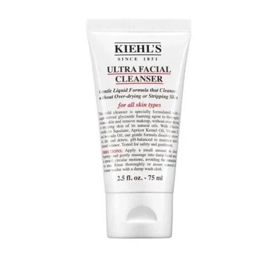 Limpiador facial Kiehl's Ultra 2,5 OZ 75 ml tamaño de viaje SELLADO para todo tipo de piel Foto 1 de 4