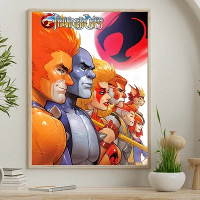 Póster Thundercats Vintage Años 80 18x24 - Impresión clásica de arte de pared de dibujos animados retro 07 Foto 1 de 4