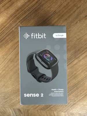 Fitbit Sense 2, Schwarz, NEU - Bild 1 von 4