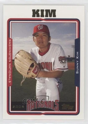 2005 Topps Washington Nationals Box Set Sunny Kim #43 Rookie RC - Image 1 of 2