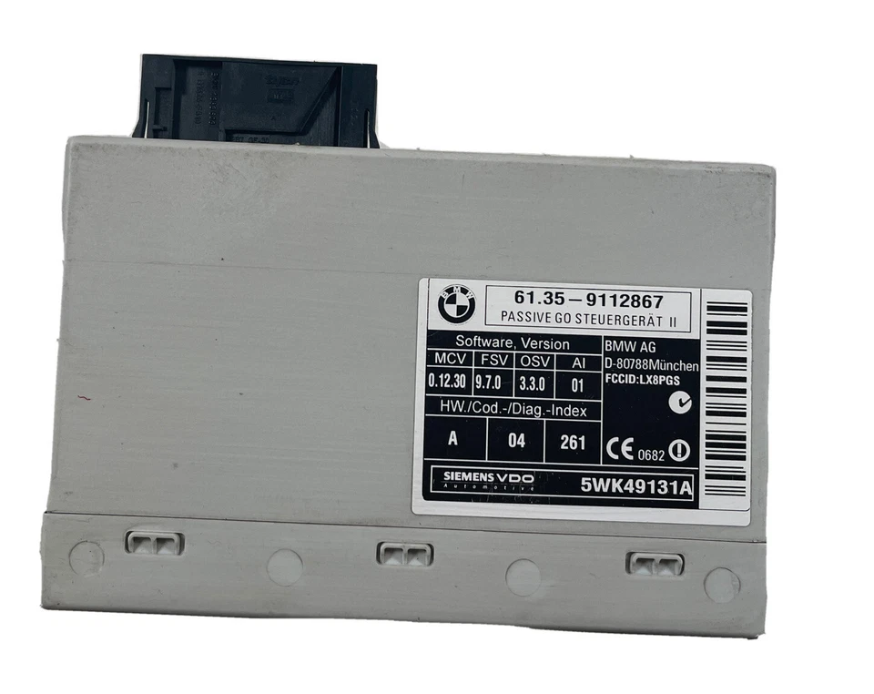 BMW E60 2007 serie 5 5 530Xi M6 módulo de control pasivo 61,35-9112867 Foto 1 de 4