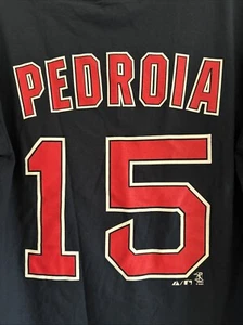 MLB Boston Red Sox Dustin Pedroia #15 100 Years Fenway Park ADULT MEDIUM - Picture 1 of 5