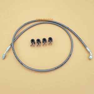 Rear Braided Brake Hose Line For Bombardier Can-Am Outlander Max 800 2006-2007 - Picture 1 of 2