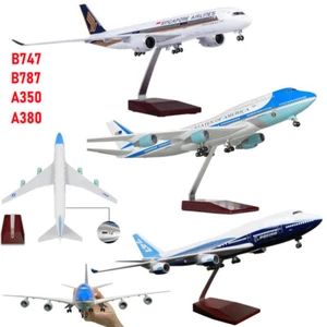 Boeing Airplane Aircraft Saudi Arabian Airliners B747/Etihad A380/B787 Diecast - Picture 1 of 40