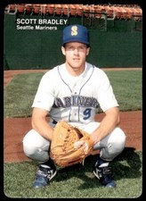 1989 Mother's Cookies Seattle Mariners Scott Bradley Seattle Mariners #14