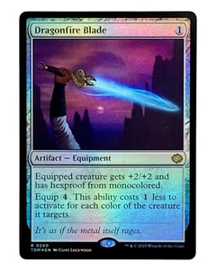 MTG | Dragonfire Blade | Tarkir: Dragonstorm | Foil | NM | EN - Bild 1 von 1