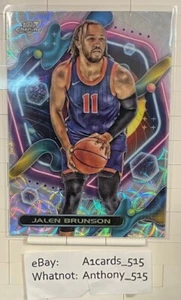 Jalen Brunson - 2024 Topps Cosmic Chrome #81 - rifrattore nucleare - NY Knicks - Foto 1 di 3