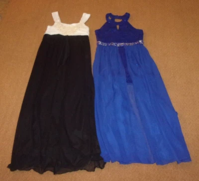 Vestido mameluco y vestido con lentejuelas para niñas talla 8, armario sin palabras y Amy's Foto 1 de 4