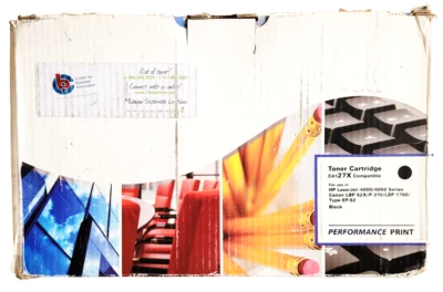 Toner Cartridge Replacement for 27X Open and Deformed Box - Image 1 of 3