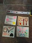 Lot of 4 Mrs. Grossman's vintage 1980 stickers ..diaper pins, sports, doctor +++