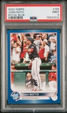 JUAN SOTO 2022 Topps ROYAL BLUE #150 PSA 9 MINT