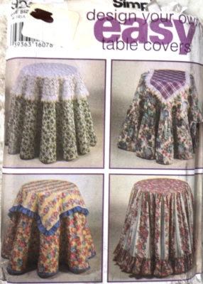 Tablecloth Runner Sewing Pattern Simpllicity 9251 New Uncut - Image 1 of 2