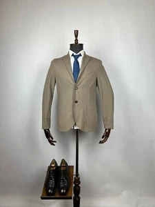 Harris Wharf London Men's Light Brown Lightweight Blazer Jacket Size UK 38 EU 48 - Picture 1 of 11
