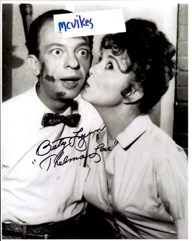 Betty Lynn as Thelma Lou The Andy Griffith Show Signed 8x10 Photo COA DECEASED Cover
