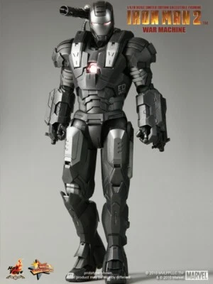 FIGURA HOT TOYS MMS120 IRON MAN 2 WAR MACHINE ESCALA 1/6 NUEVA SELLADA EE. UU. Foto 1 de 4