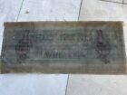 Antique Red Goose Shoes Advertising Rug 26x60 Original Faded Vintage
