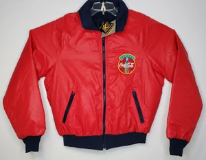 Vintage K-Products Always Coca-Cola DuPont Hollofill Bomberjacke Herren Large Neu aus altem Lagerbestand - Bild 1 von 14