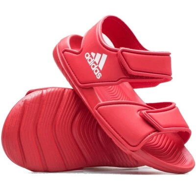 Adidas Boys Girls Sliders Kids Adilette Slides Slip On Flip Flops Sandals Beach - Image 1 of 3