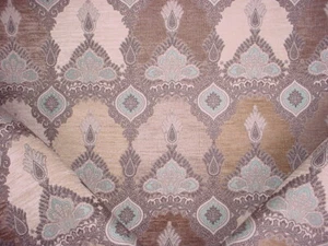 7-1/2Y Osborne Little F9647 Haveli Jade Arabesque Medallion Upholstery Fabric - Picture 1 of 4