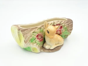 Vintage Hornsea Fauna Royal Small Log Vase with Fawn – 1960s - Picture 1 of 6