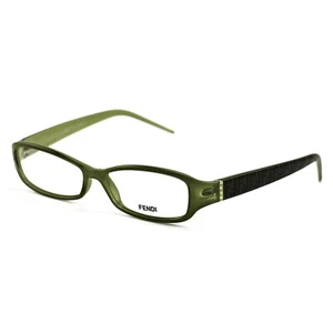 Monturas de gafas rectangulares verdes para mujer Fendi FF838R 316 52 x 14 x 130 - Imagen 1 de 4