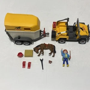 PLAYMOBIL 3249 FARM HORSE TRANSPORTER- Near Complete - Picture 1 of 11