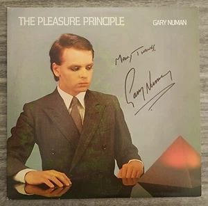 Gary Numan Signed The Pleasure Principle Vinyl Record Album LEGEND RAD - Picture 1 of 1