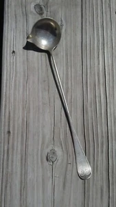 Rare Antique French Philippe Berthier 1840 French 950 Guilloche Silver Ladle - Picture 1 of 5