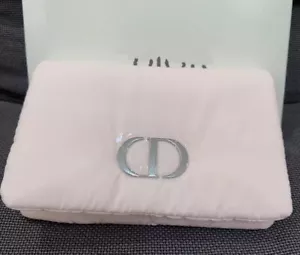Authentic New DIOR Beauty Pink Makeup bag Clutch Pouch New in box - Picture 1 of 1