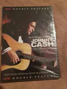 Johnny Cash DVD dbl feature The Pride of Jesse Hallum Five Minutes to Live, NEW - Picture 1 of 2