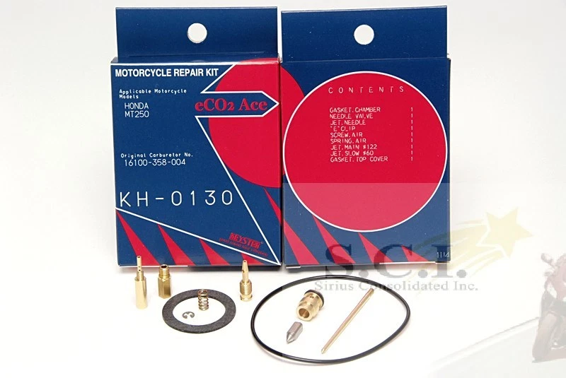 KIT REPARACIÓN RECONSTRUCCIÓN CARBURADOR HONDA MT250 KEYSTER 1974 - 1976 Foto 1 de 4